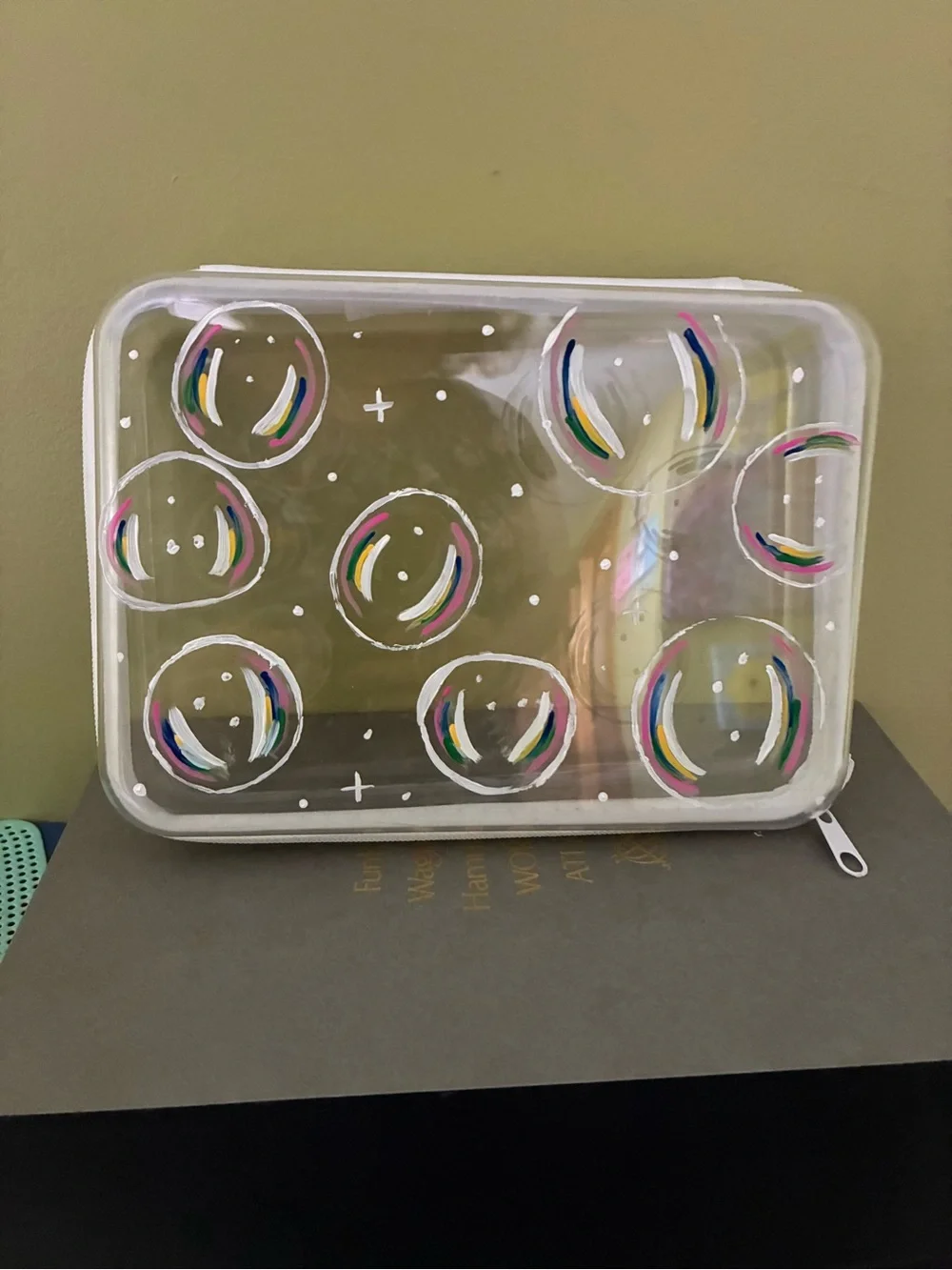 Bubble Painted Hard Shell Case